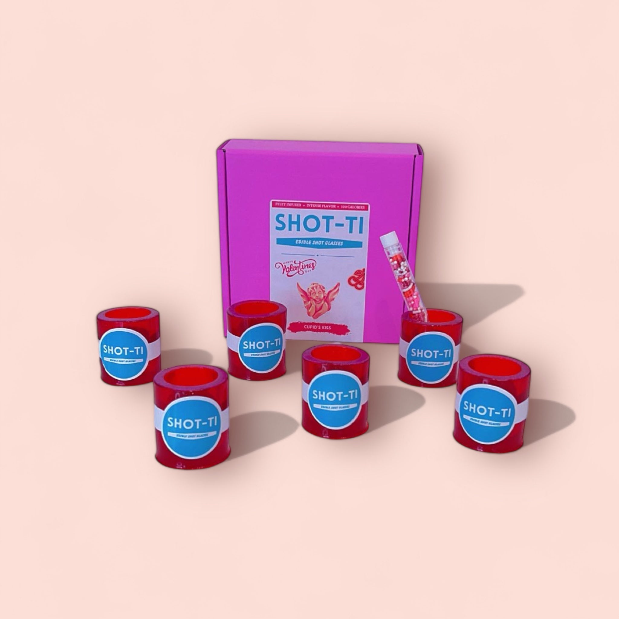 Cupid's Kiss Shot Glasses