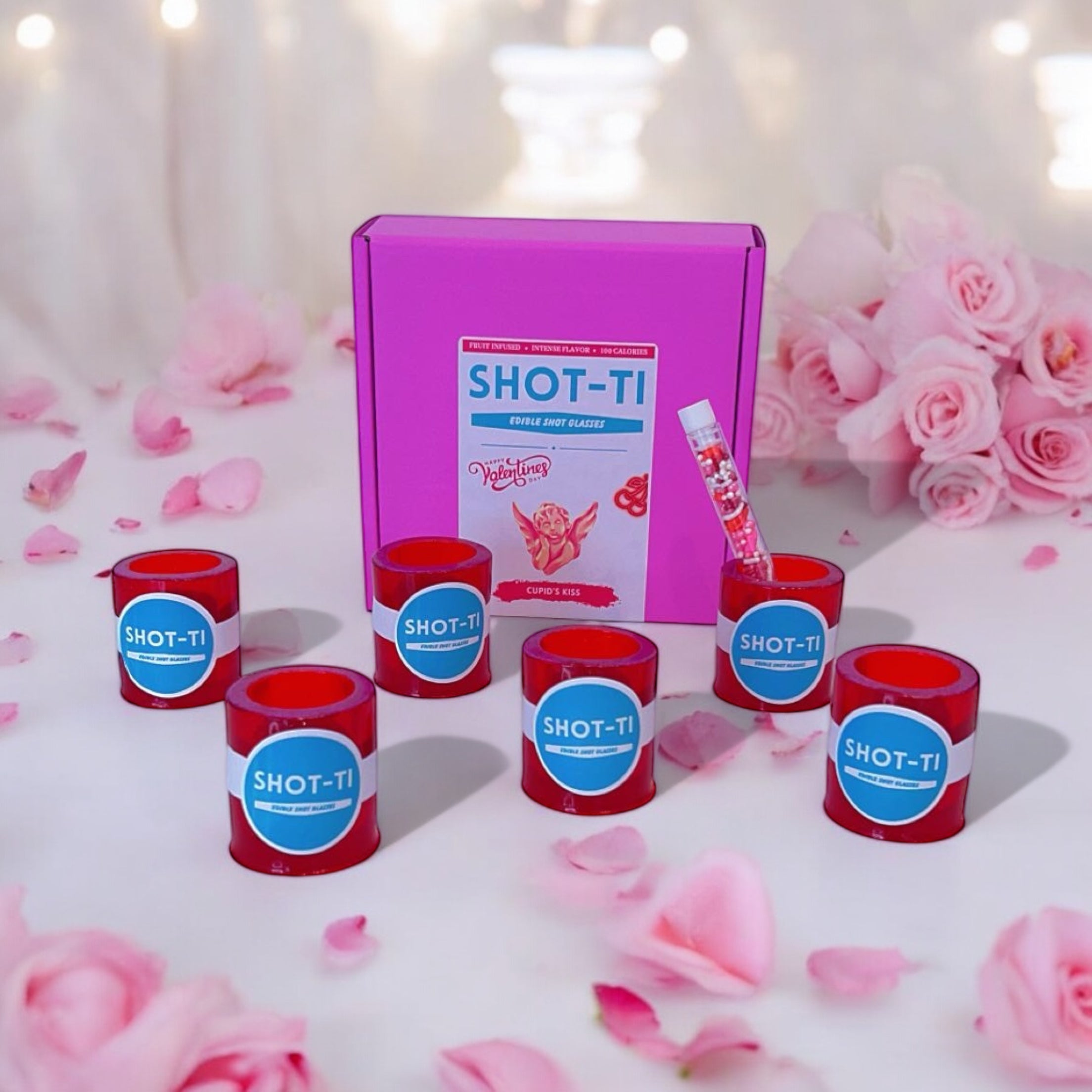 Cupid's Kiss Shot Glasses