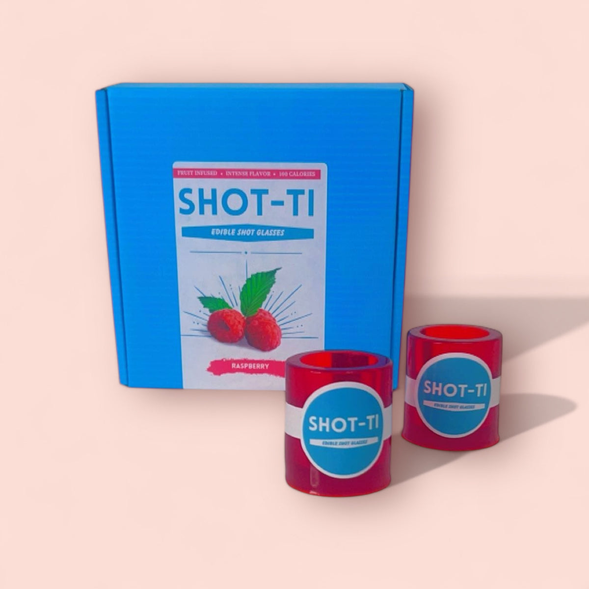 Raspberry Shot Glasses